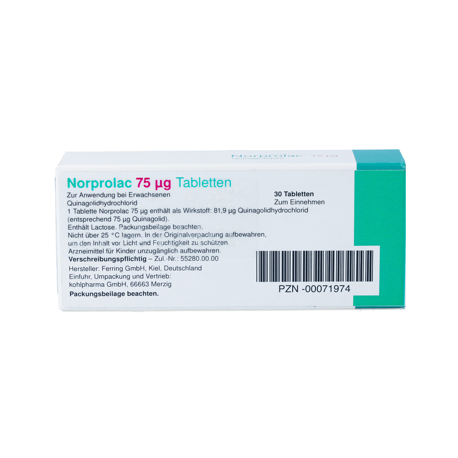 NORPROLAC 75 Mikrogramm Tabletten
