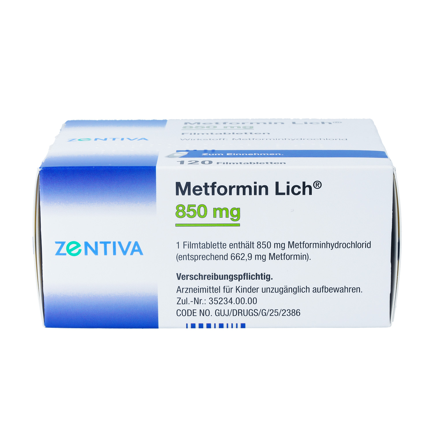 METFORMIN Lich 850 mg Filmtabletten