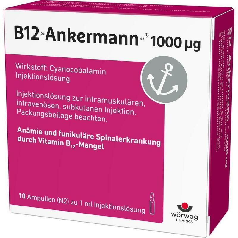 B12 ANKERMANN 1000 μg Injektionslösung Amp.