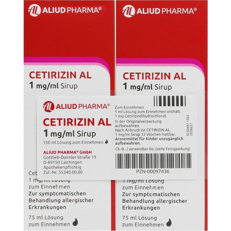CETIRIZIN AL 1 mg/ml Sirup