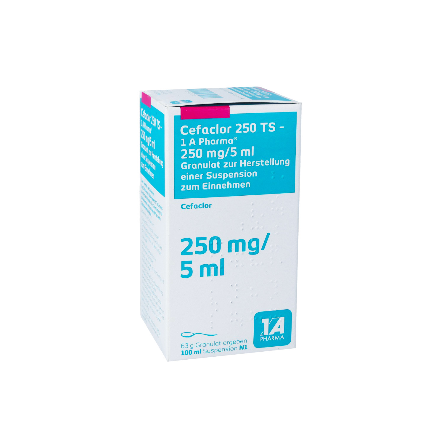 CEFACLOR 250 TS-1A Pharma Gran.z.Susp.-Herstell.