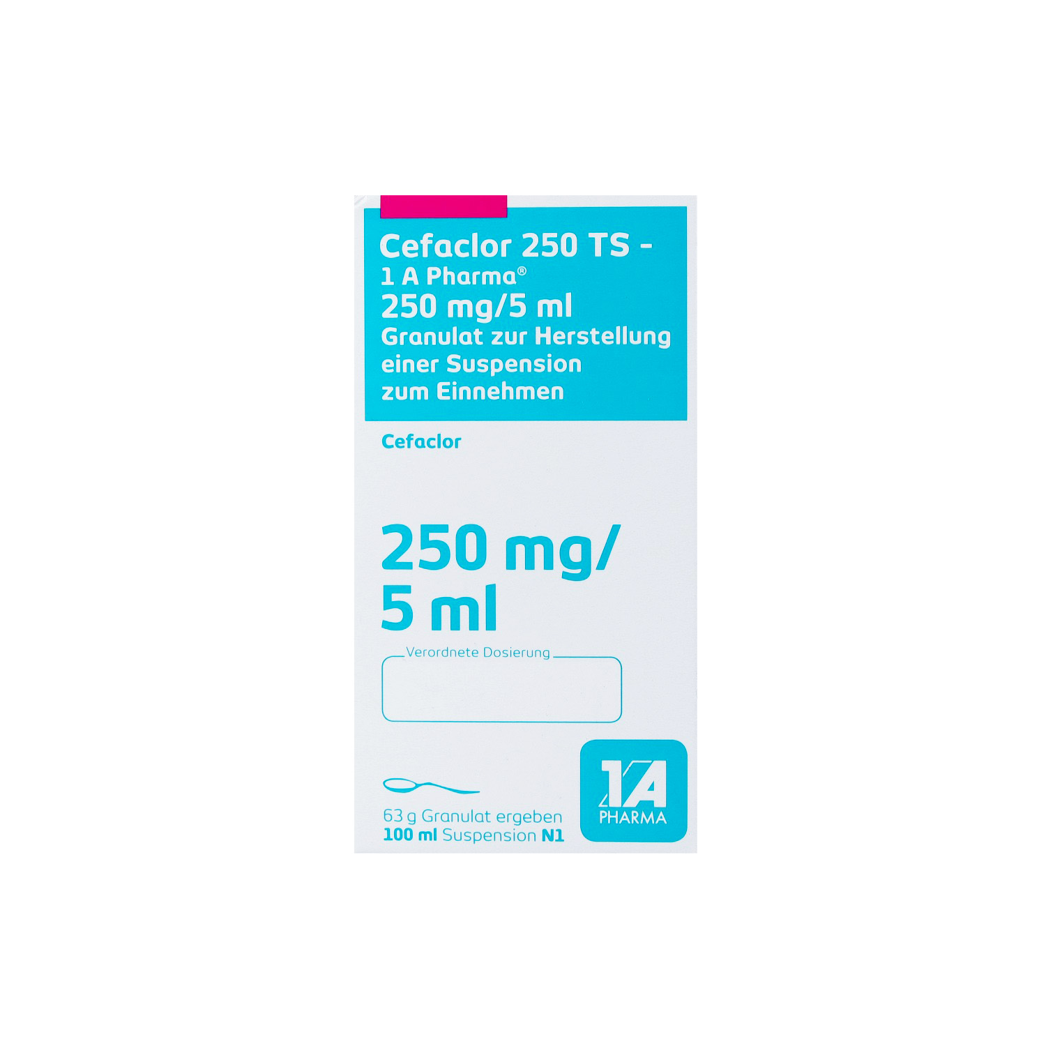 CEFACLOR 250 TS-1A Pharma Gran.z.Susp.-Herstell.