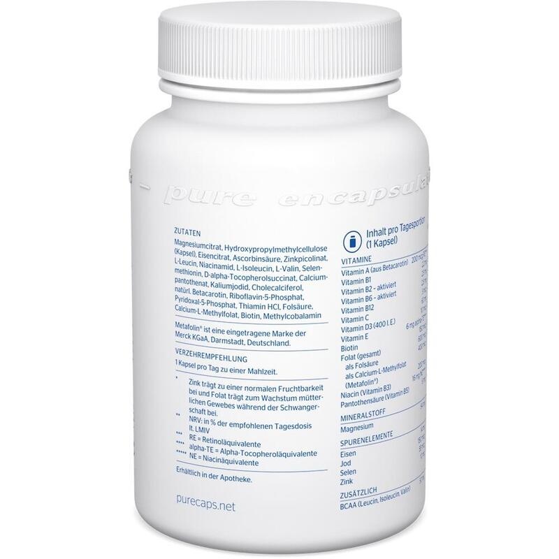 PURE ENCAPSULATIONS Schwangerschafts-Formel Kaps.