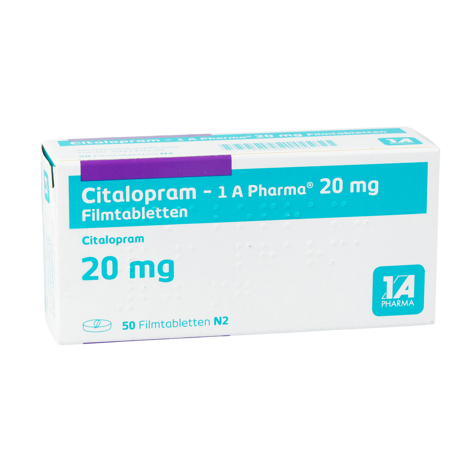 CITALOPRAM-1A Pharma 20 mg Filmtabletten