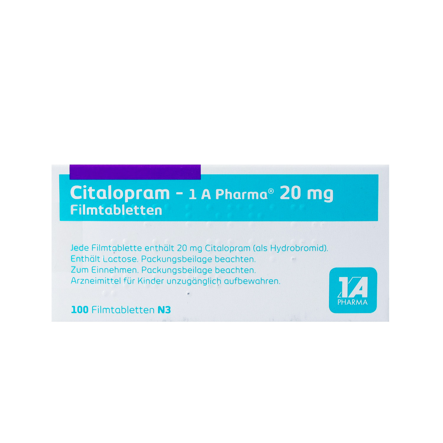 CITALOPRAM-1A Pharma 20 mg Filmtabletten