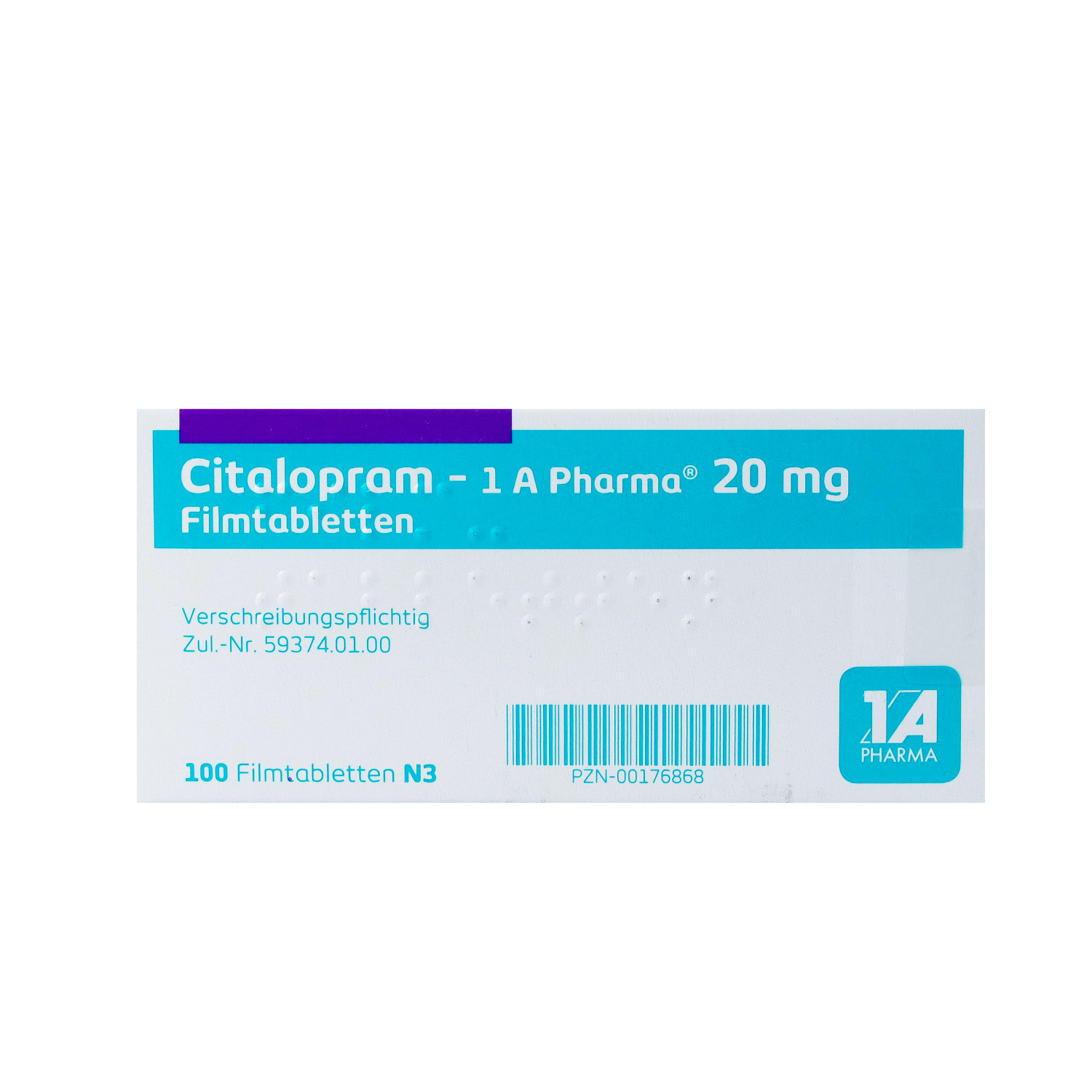 CITALOPRAM-1A Pharma 20 mg Filmtabletten