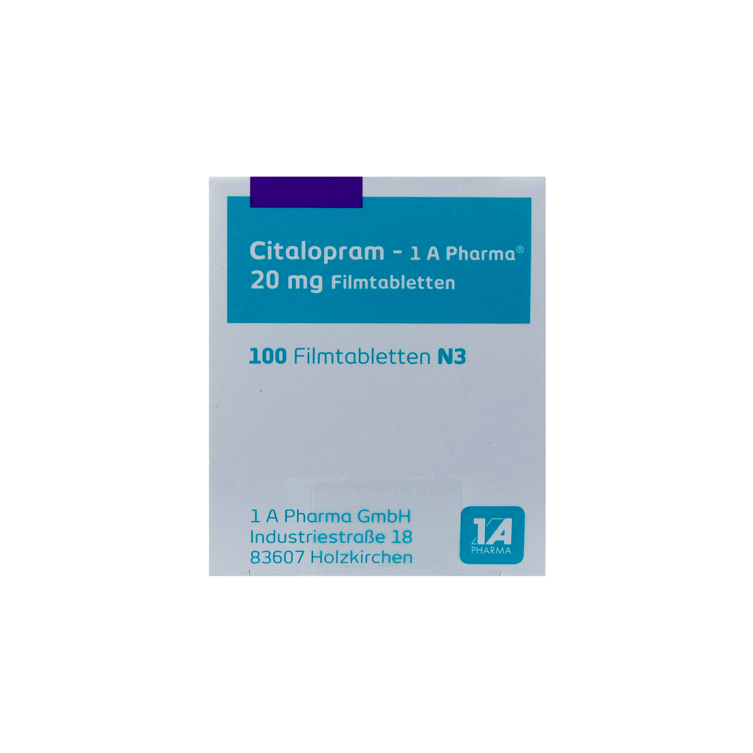 CITALOPRAM-1A Pharma 20 mg Filmtabletten