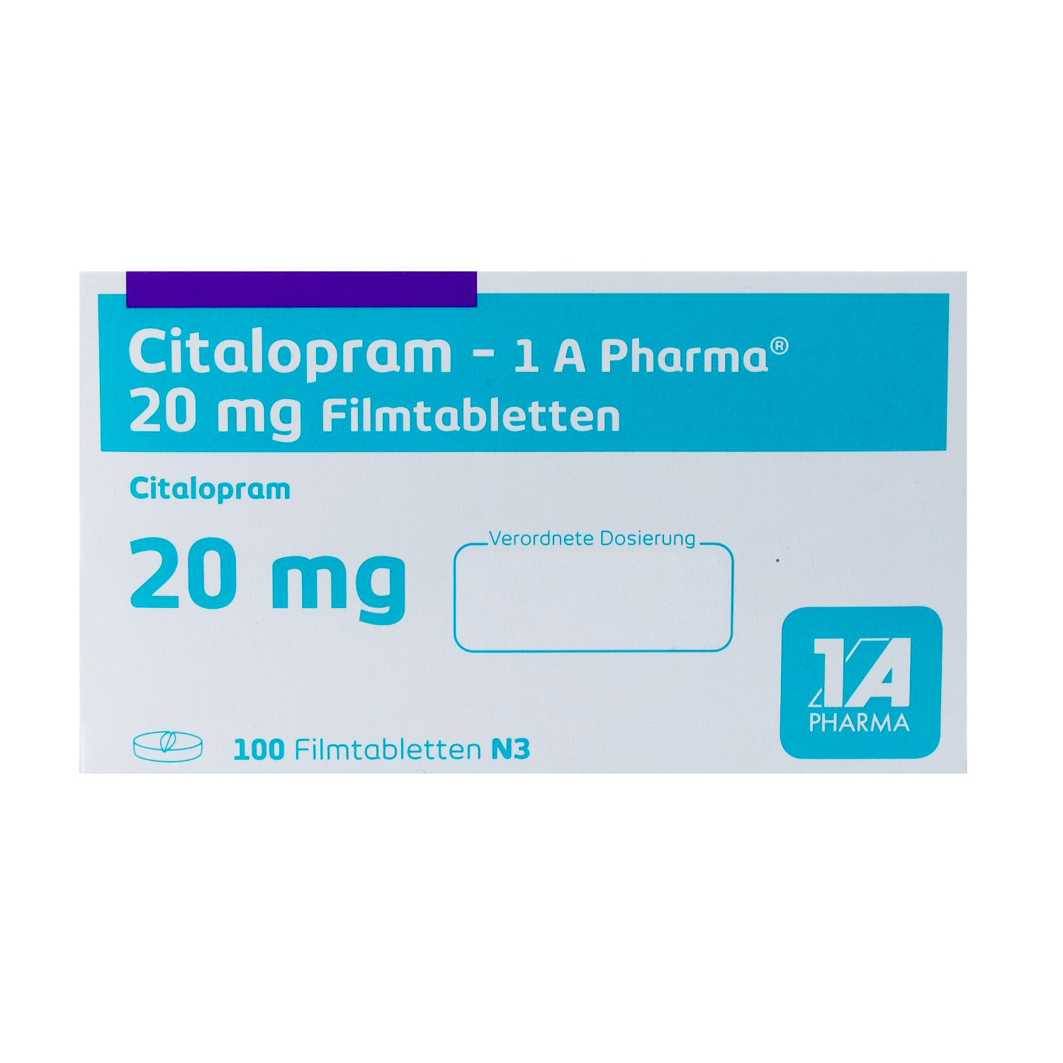 CITALOPRAM-1A Pharma 20 mg Filmtabletten