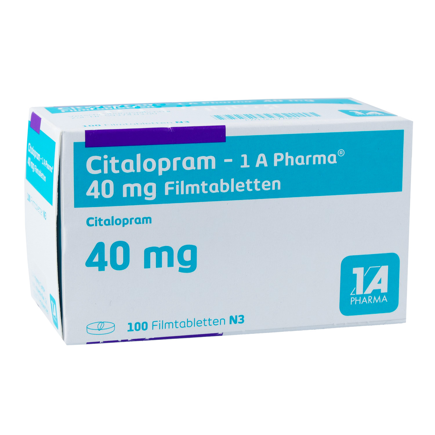 CITALOPRAM-1A Pharma 40 mg Filmtabletten