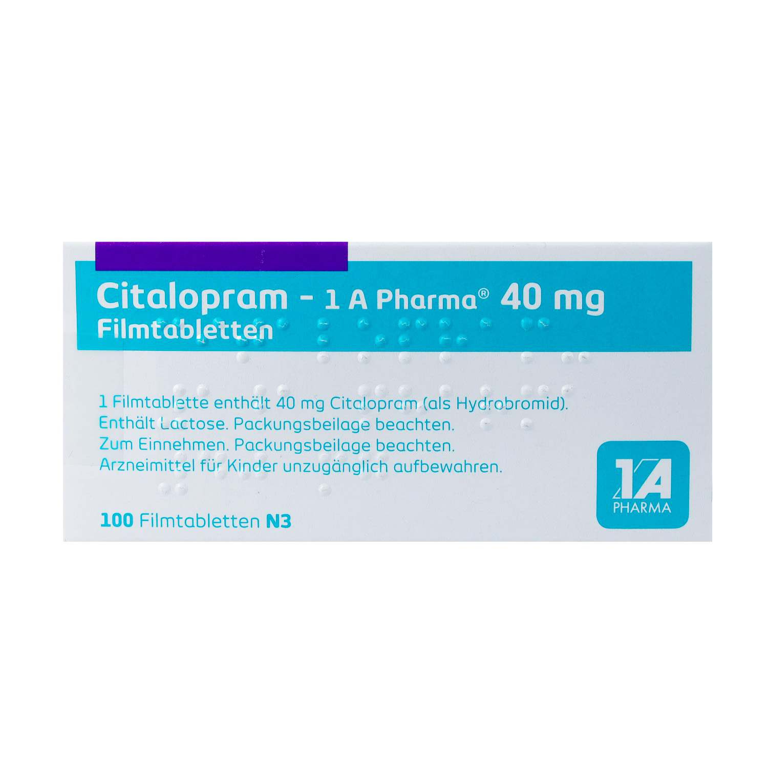 CITALOPRAM-1A Pharma 40 mg Filmtabletten