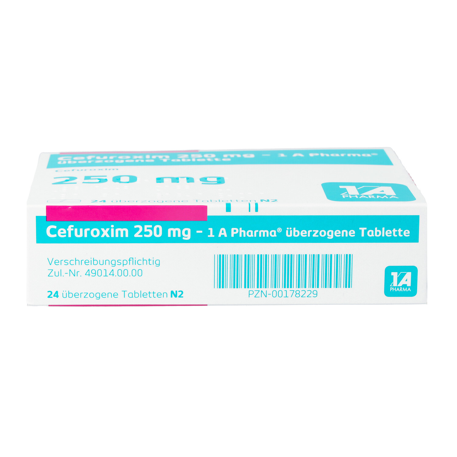 CEFUROXIM 250 mg-1A Pharma überzogene Tabletten