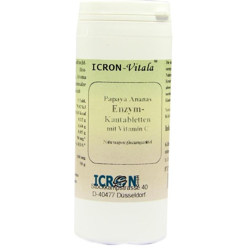 PAPAYA ANANAS Enzym Icron Vitala Kautabletten
