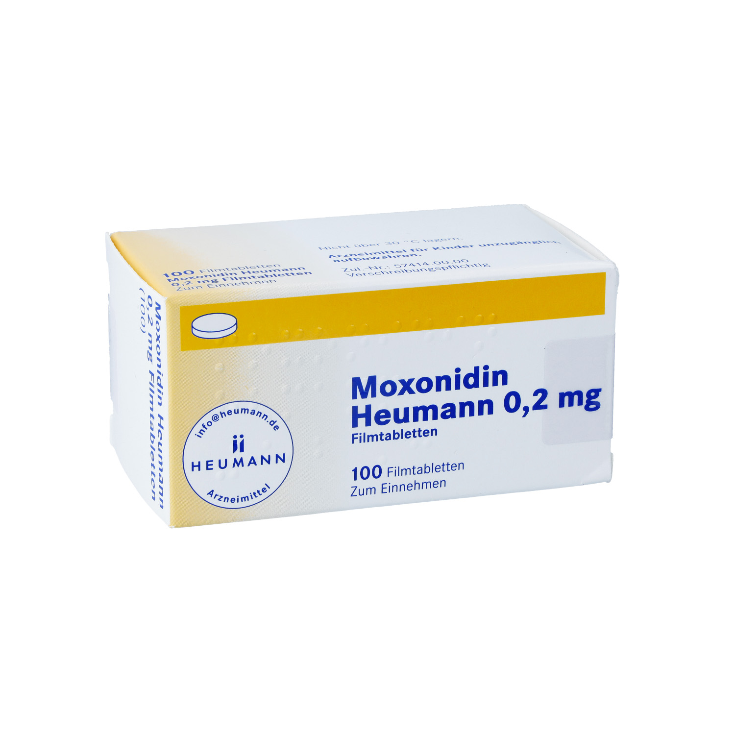 MOXONIDIN Heumann 0,2 mg Filmtabletten