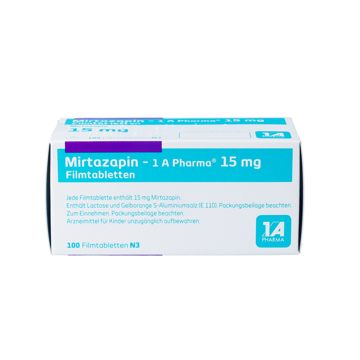 MIRTAZAPIN-1A Pharma 15 mg Filmtabletten