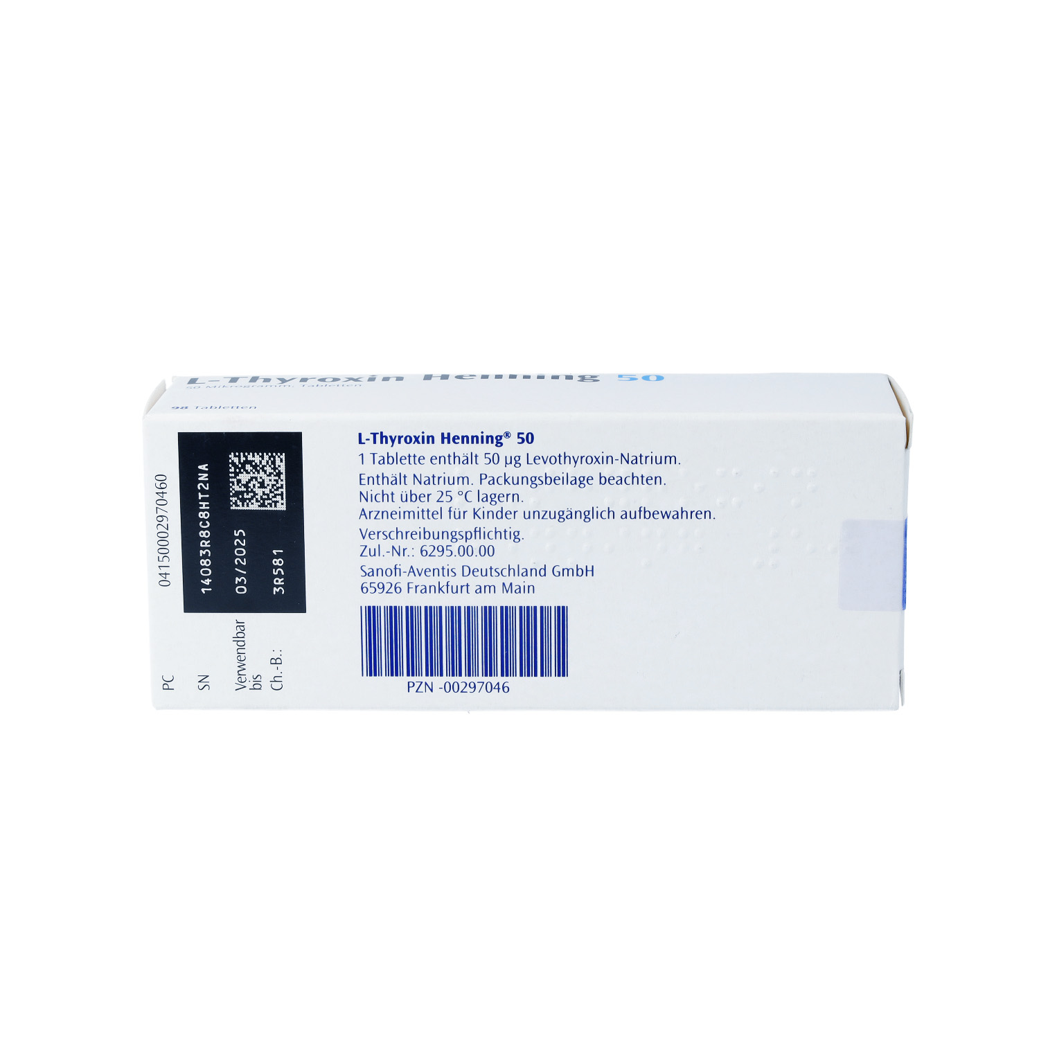 L-THYROXIN 50 Henning Tabletten in Kalenderpackung