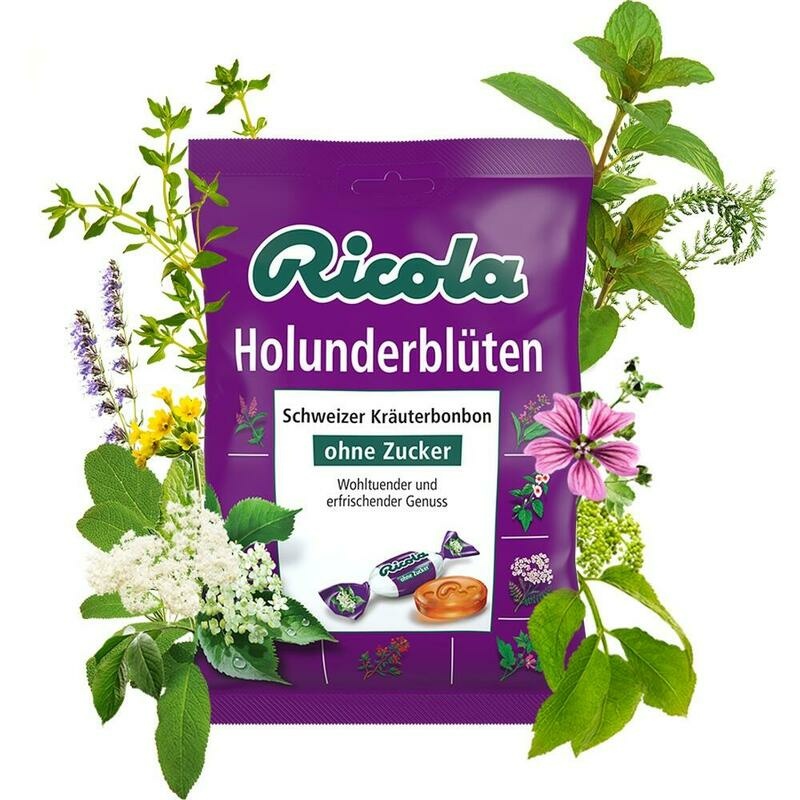 RICOLA o.Z.Beutel Holunderblüten Bonbons