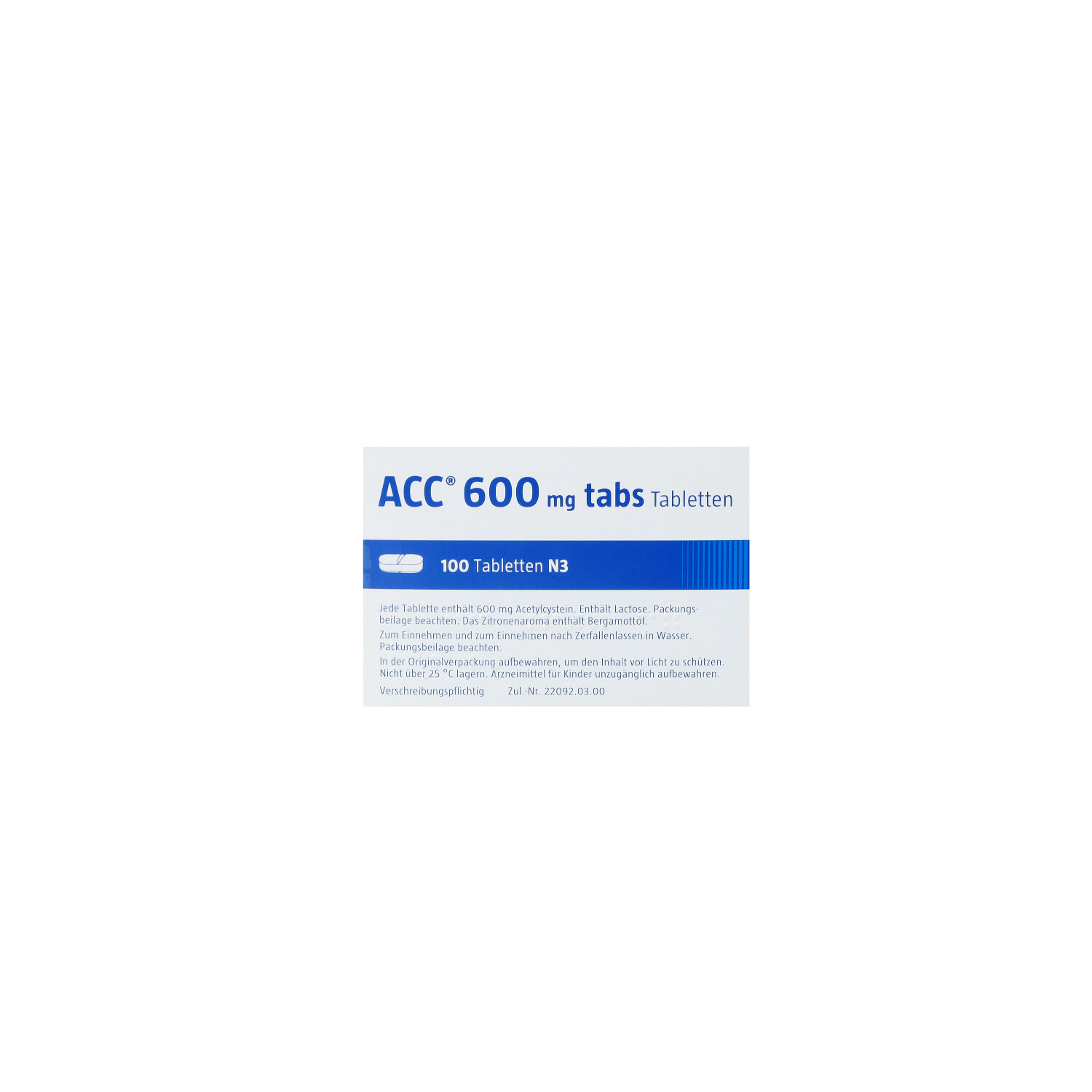 ACC 600 tabs Tabletten