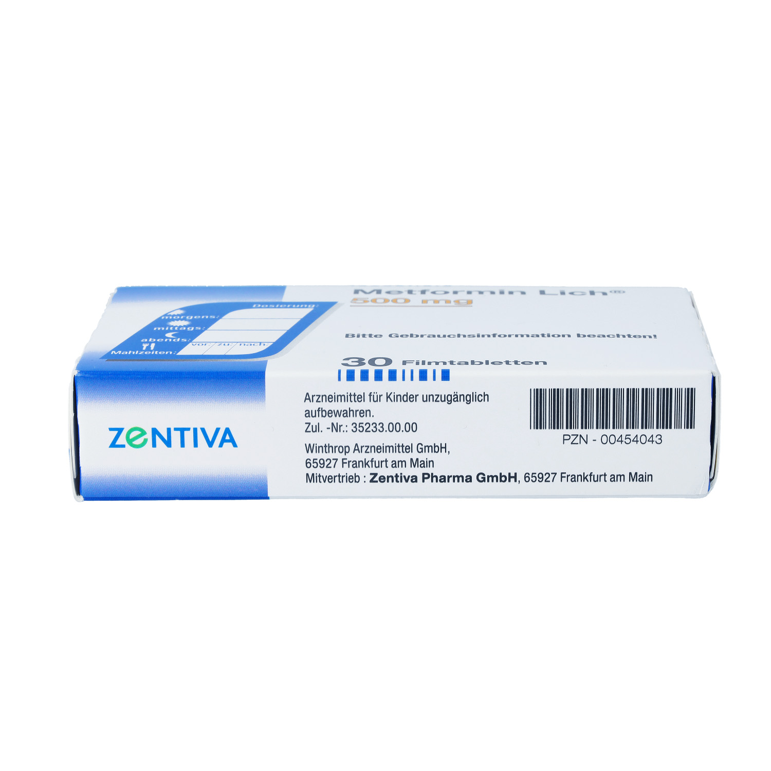 METFORMIN Lich 500 mg Filmtabletten