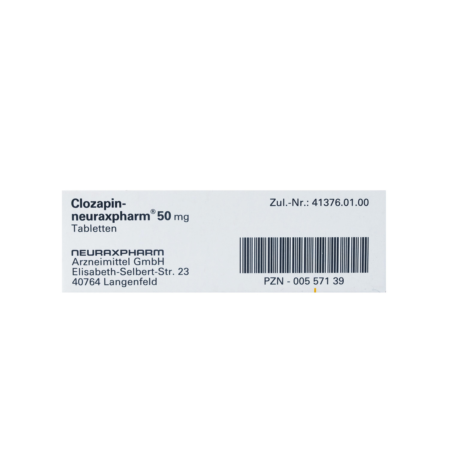 CLOZAPIN-neuraxpharm 50 mg Tabletten