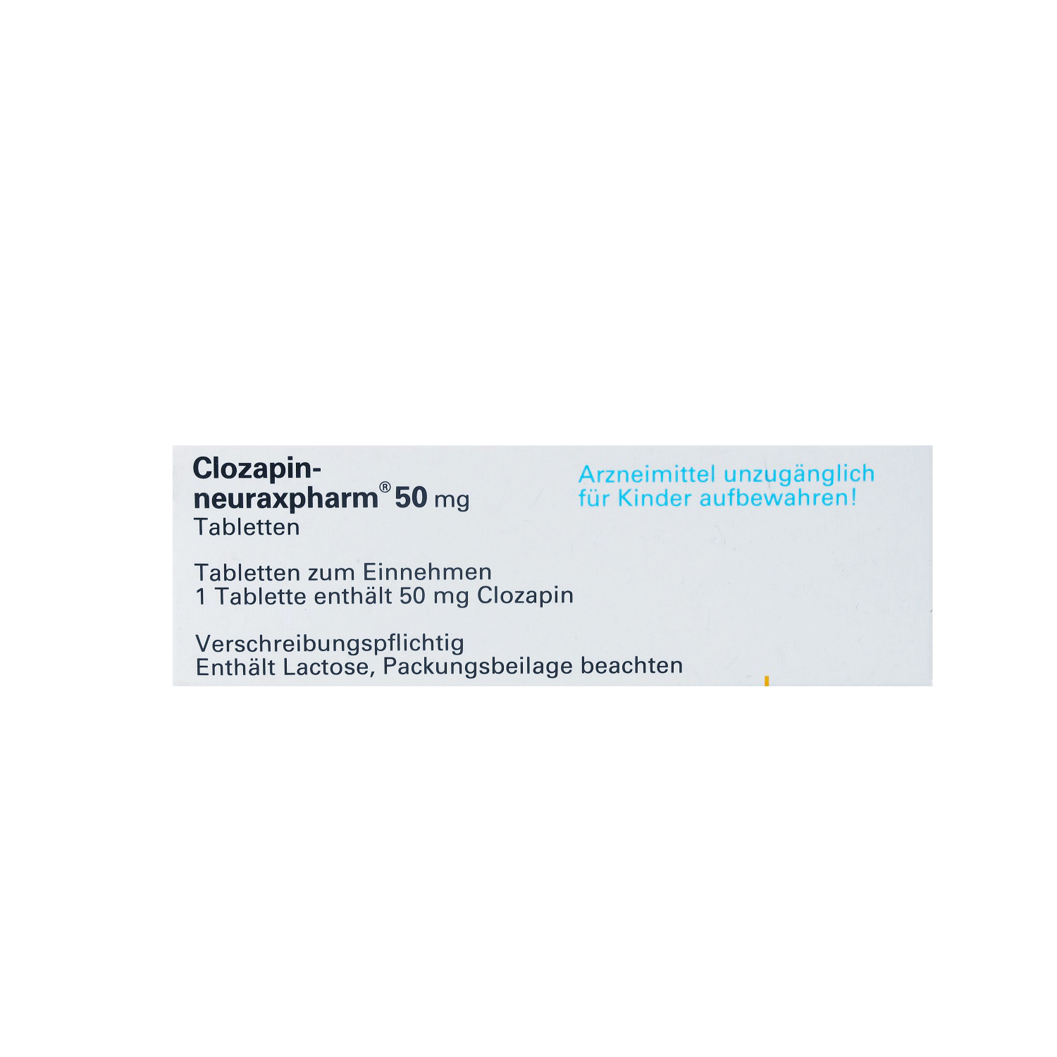 CLOZAPIN-neuraxpharm 50 mg Tabletten