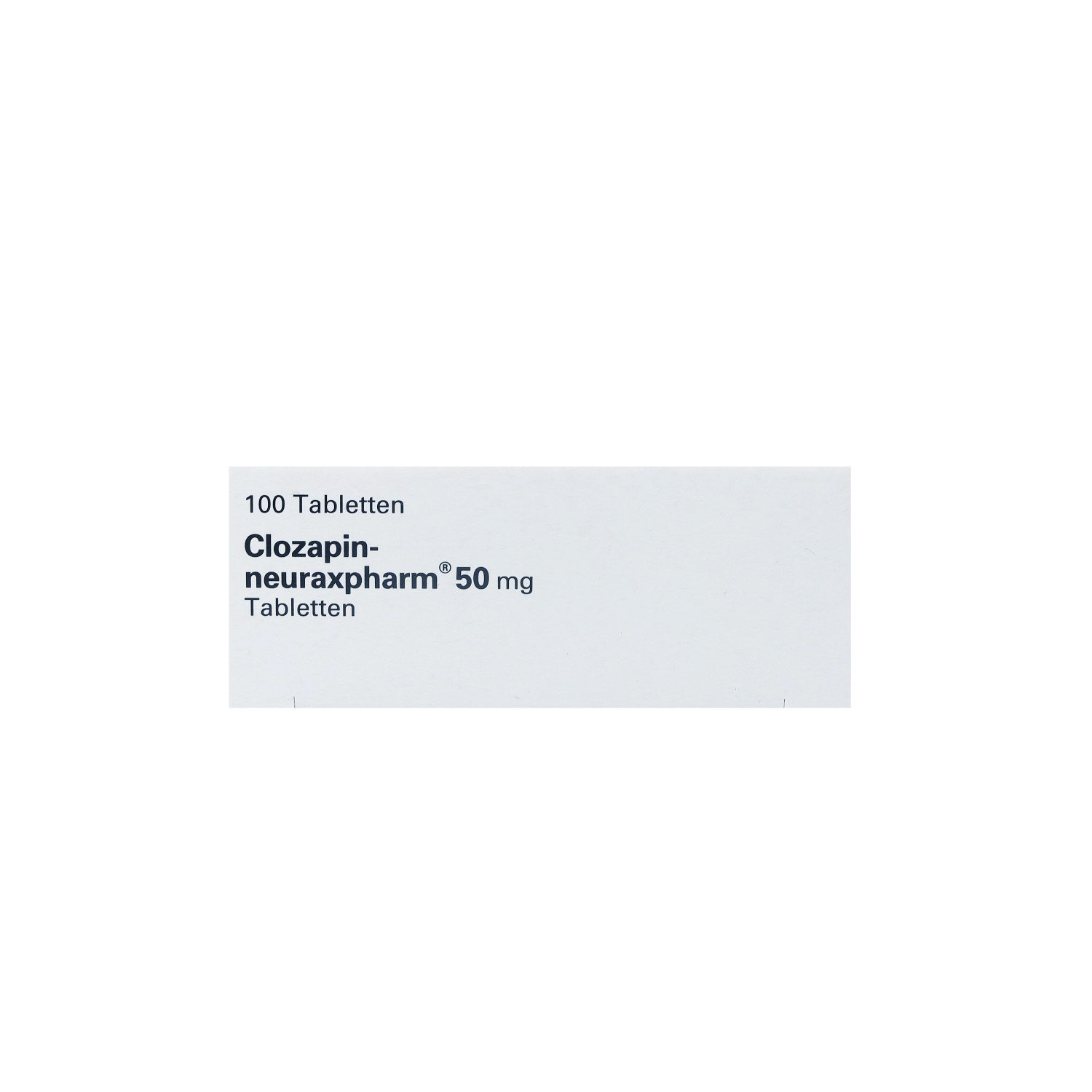 CLOZAPIN-neuraxpharm 50 mg Tabletten