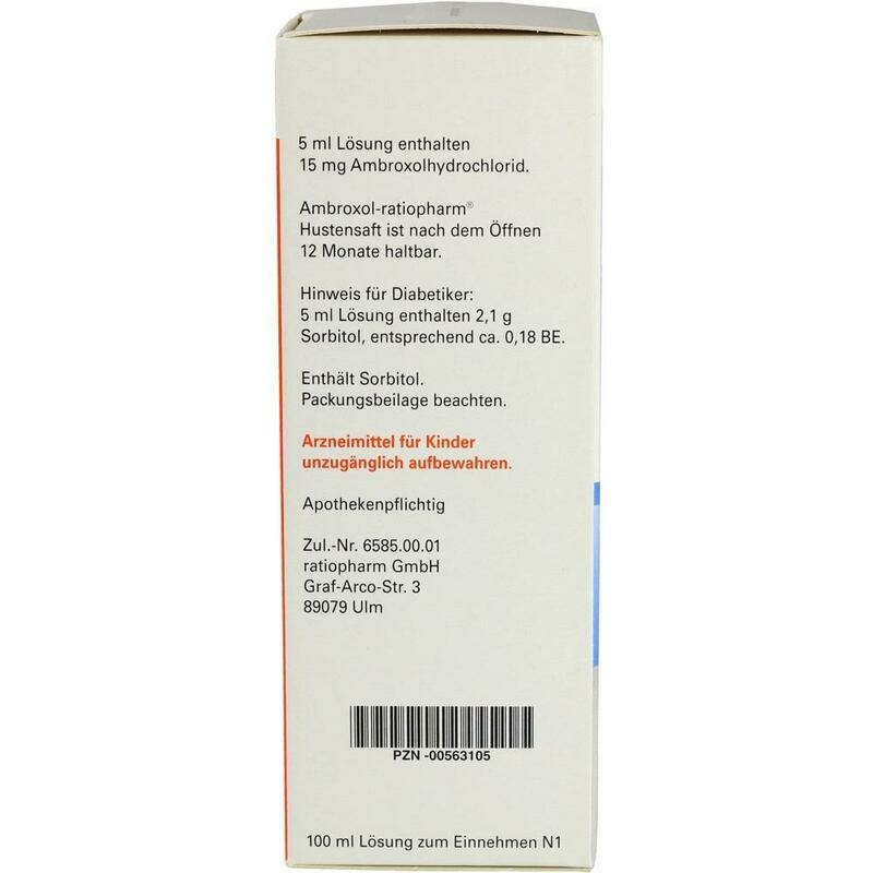 AMBROXOL-ratiopharm Hustensaft