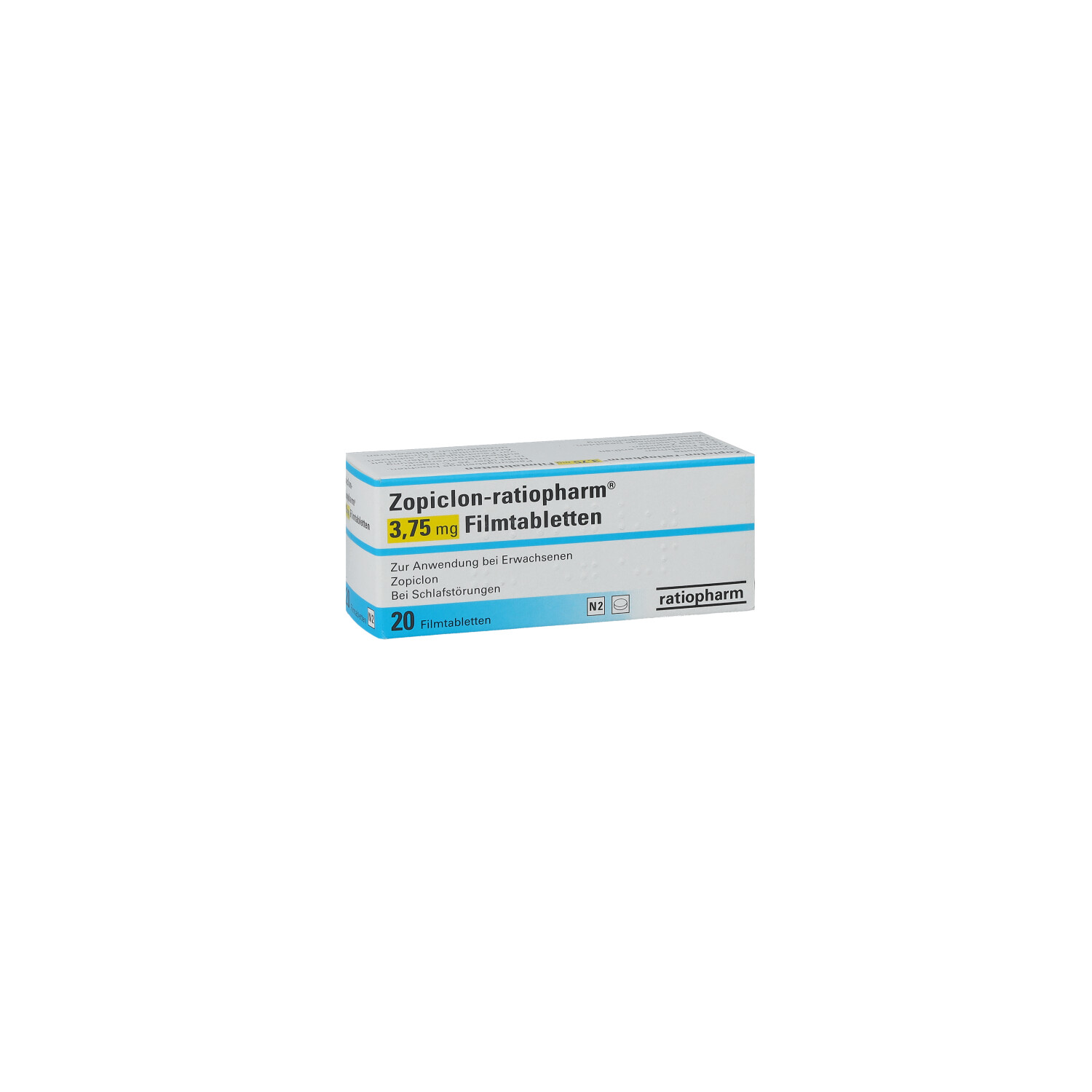 ZOPICLON-ratiopharm 3,75 mg Filmtabletten