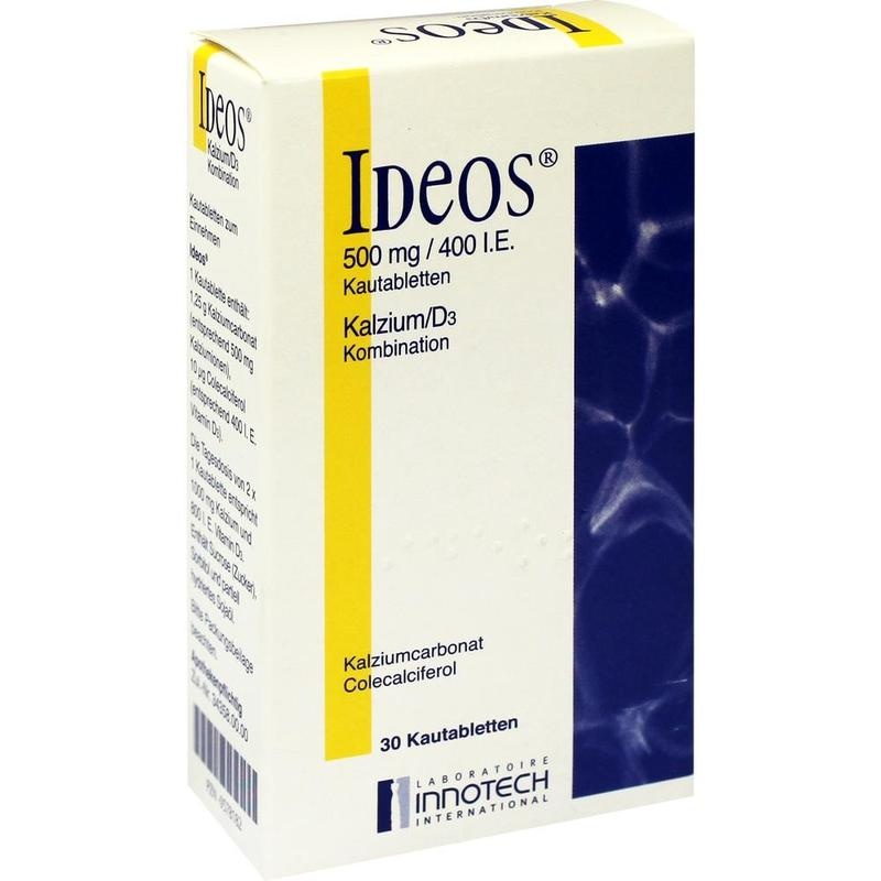 IDEOS 500 mg/400 I.E. Kautabletten