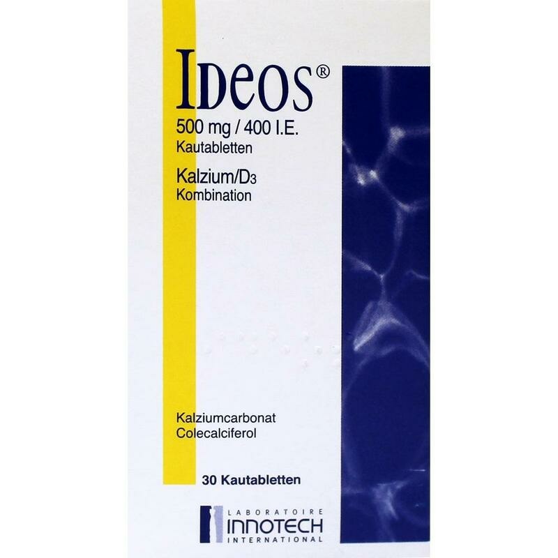 IDEOS 500 mg/400 I.E. Kautabletten