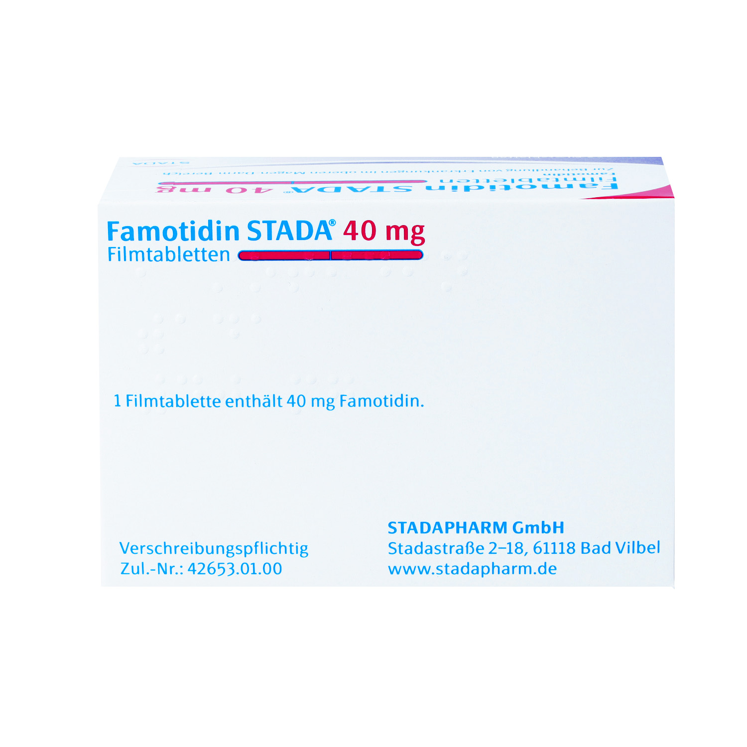 FAMOTIDIN STADA 40 mg Filmtabletten