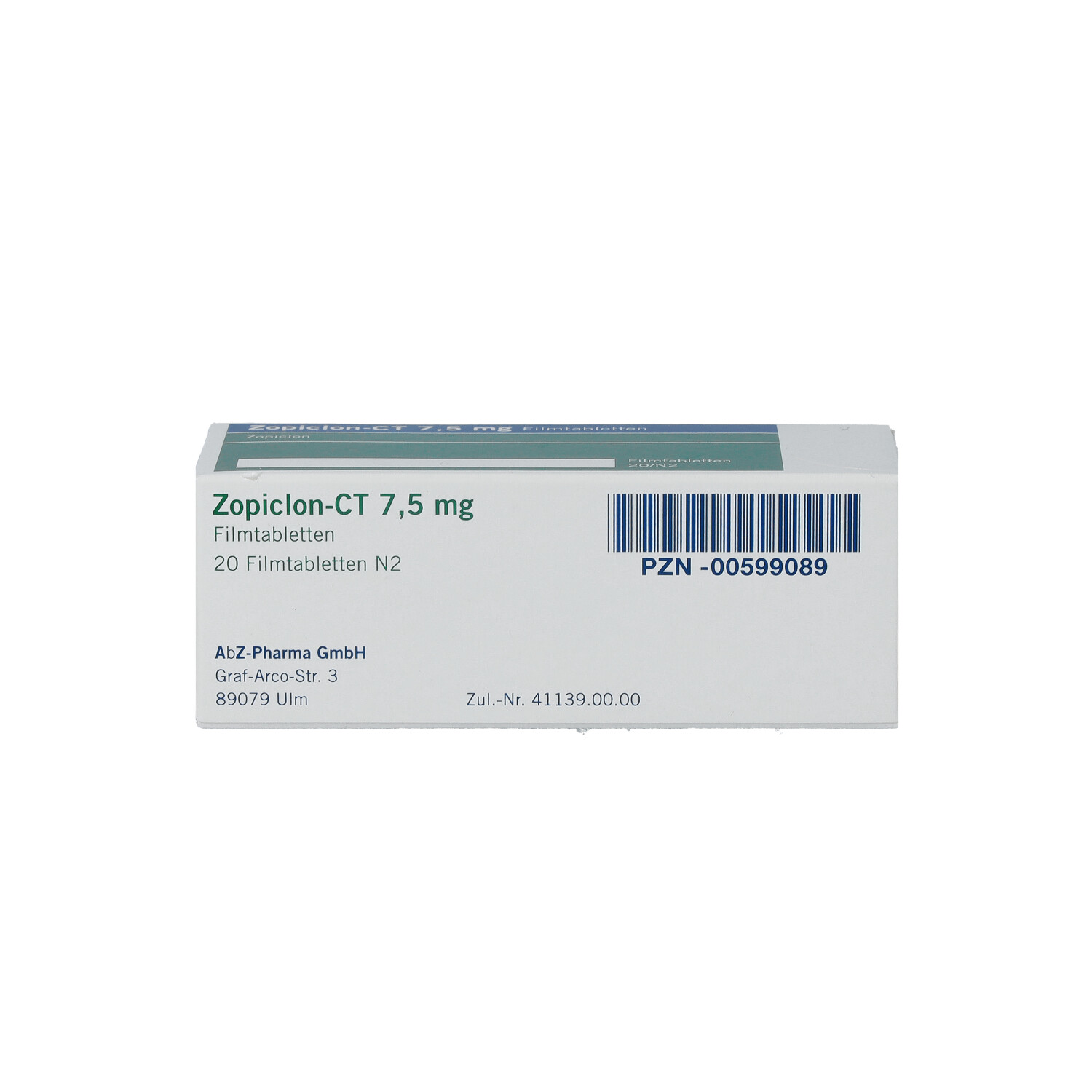 ZOPICLON-CT 7,5 mg Filmtabletten