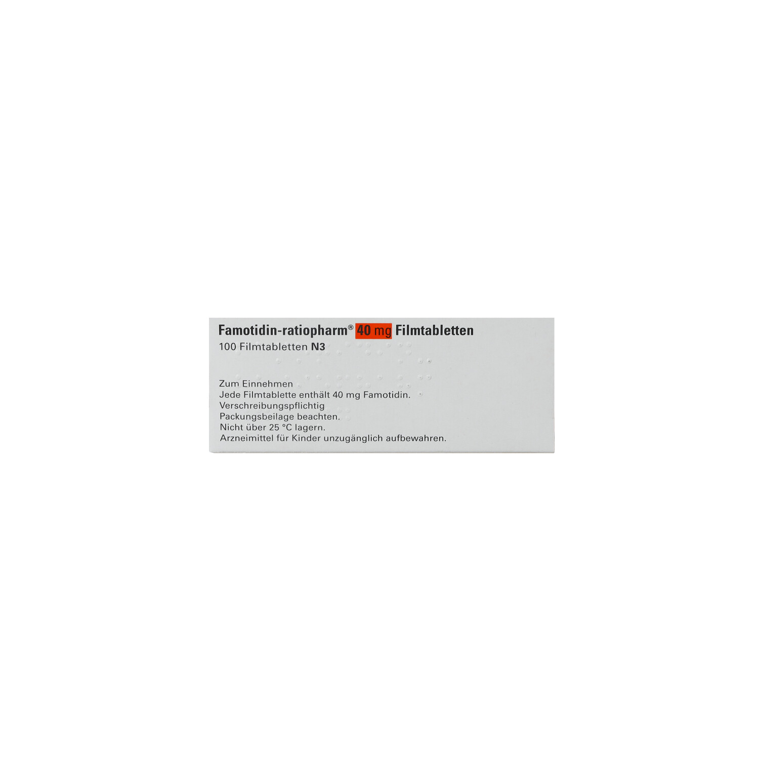 FAMOTIDIN-ratiopharm 40 mg Filmtabletten