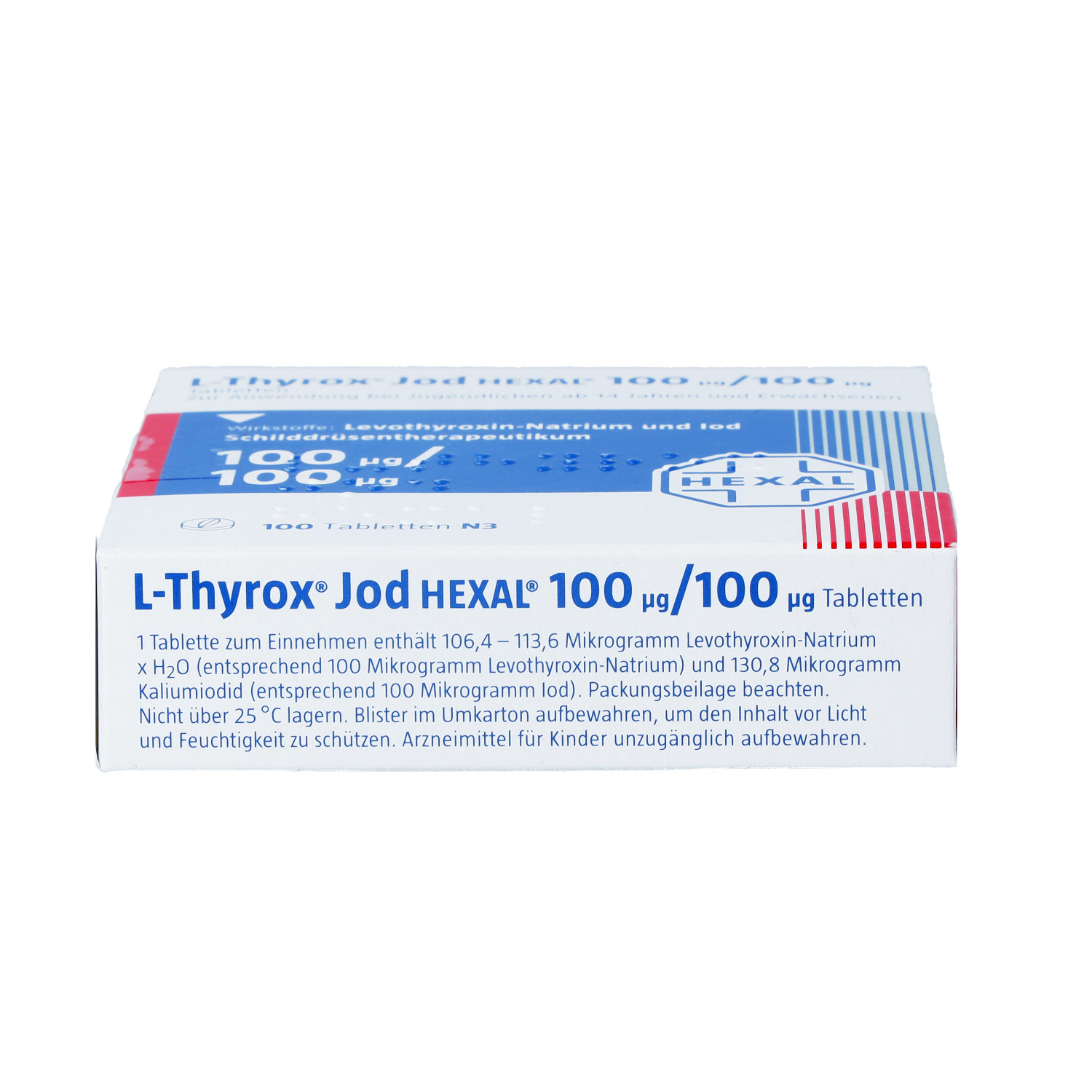 L-THYROX Jod HEXAL 100/100 Tabletten