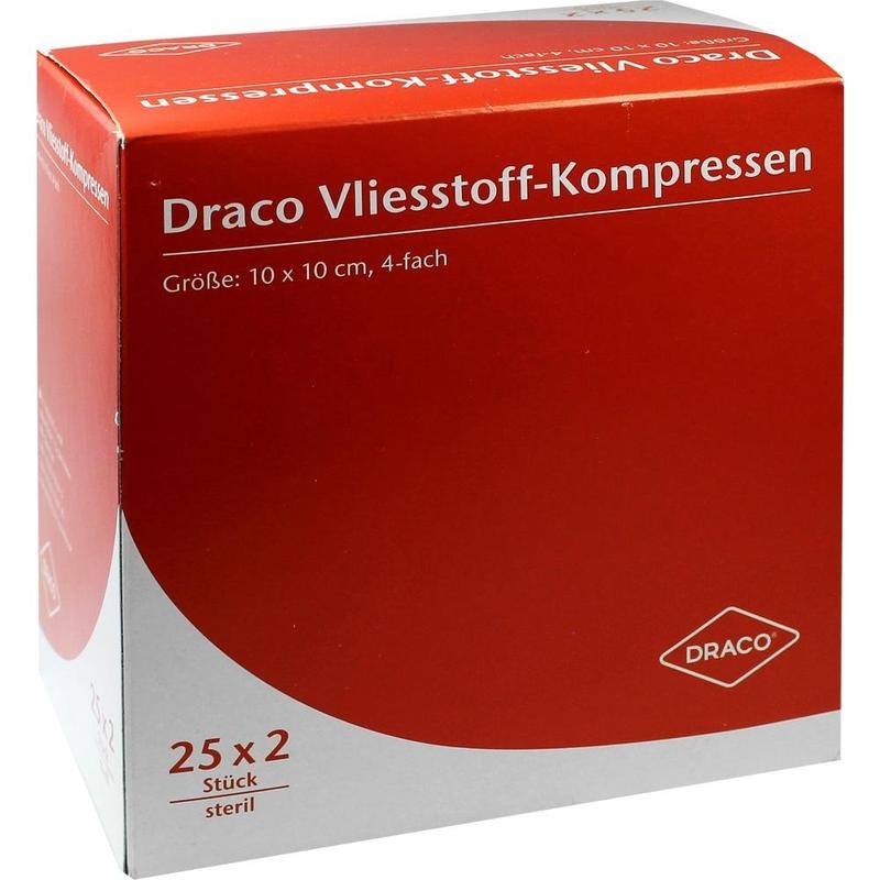 VLIESSTOFF-KOMPRESSEN steril 10x10 cm 4fach
