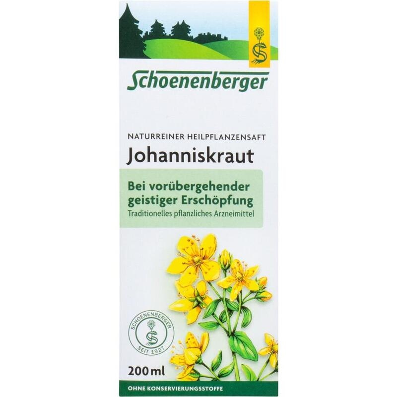 JOHANNISKRAUT SAFT Schoenenberger