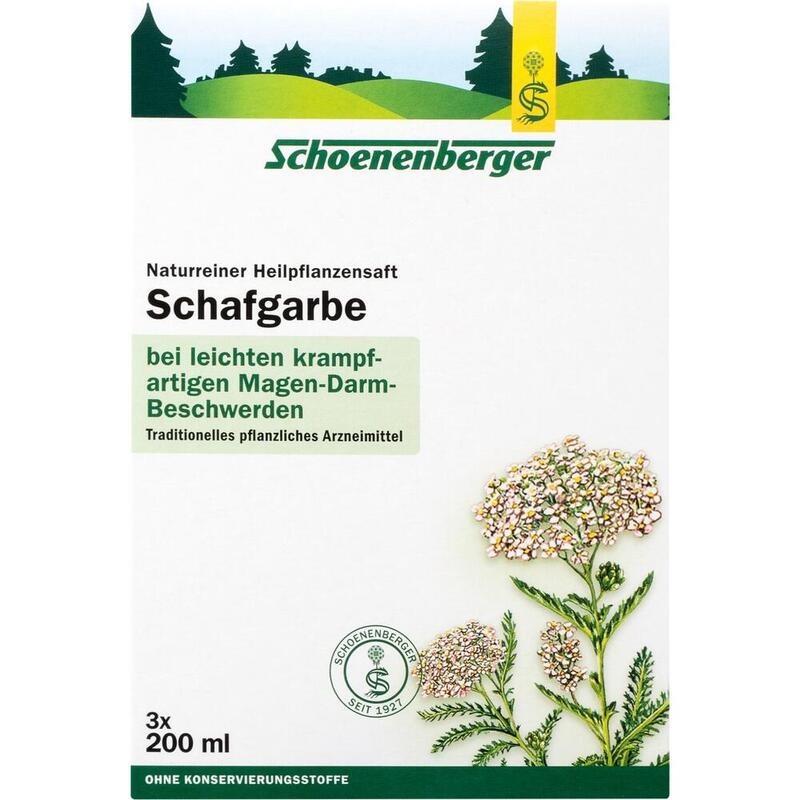 SCHAFGARBENSAFT Schoenenberger Heilpfl.Säfte