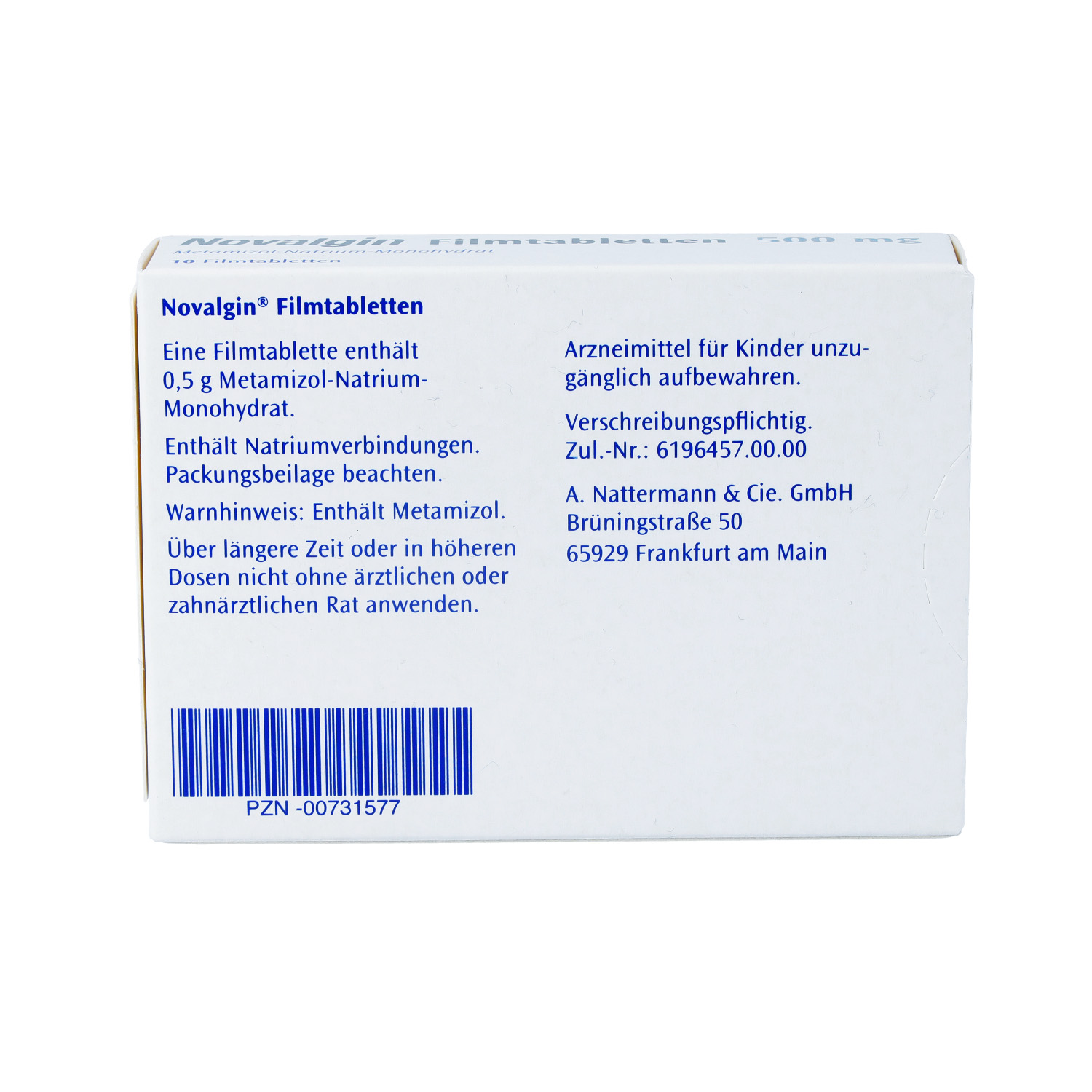 NOVALGIN Filmtabletten