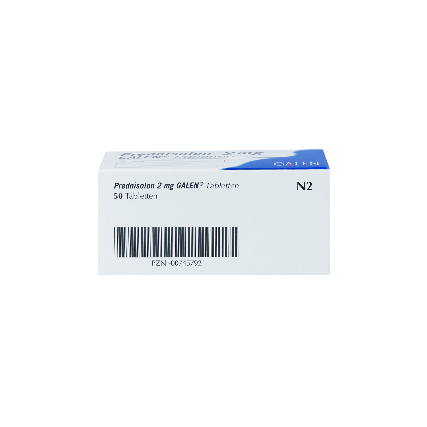 PREDNISOLON 2 mg GALEN Tabletten