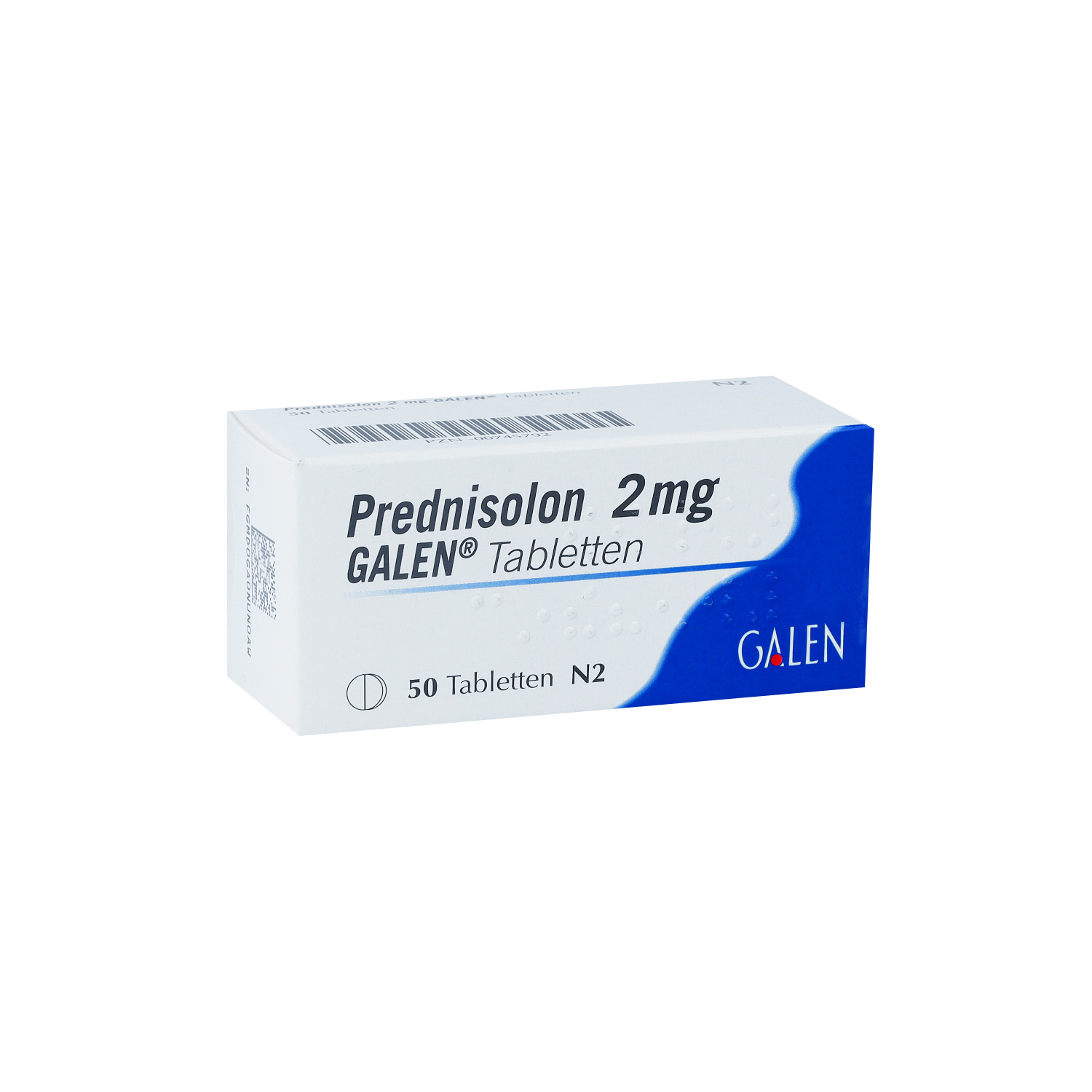 PREDNISOLON 2 mg GALEN Tabletten