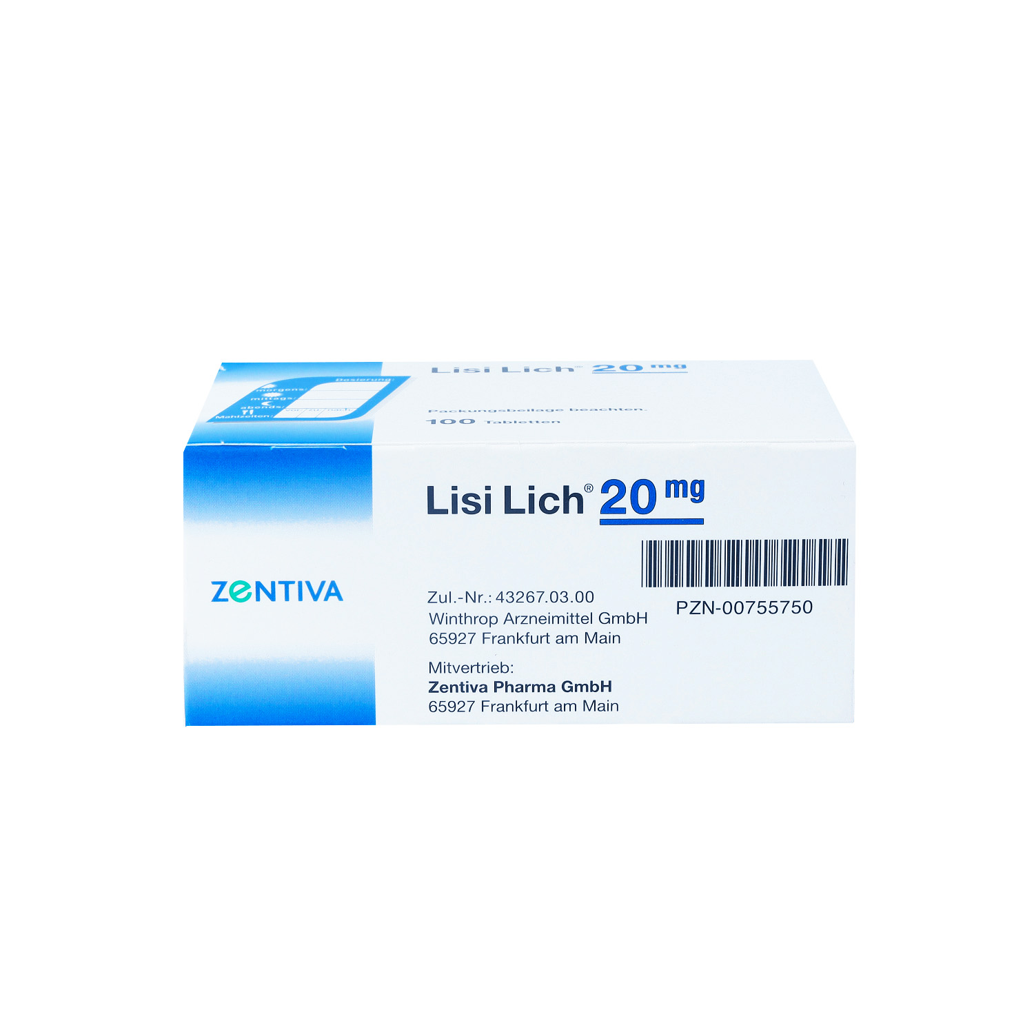 LISILICH 20 mg Tabletten