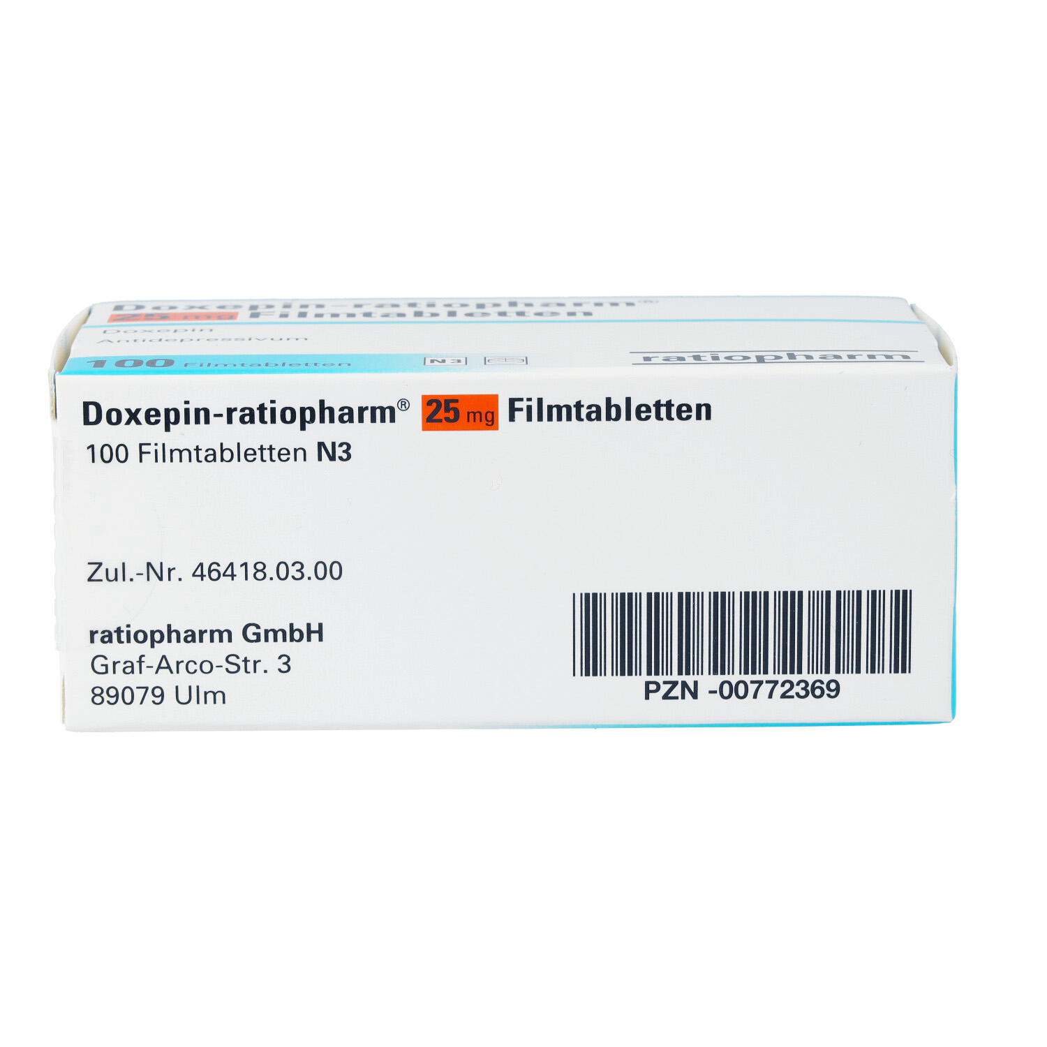 DOXEPIN-ratiopharm 25 mg Filmtabletten