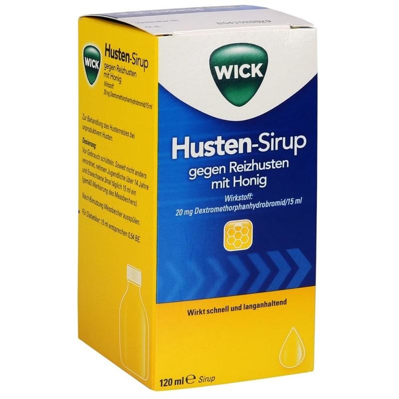 WICK Husten-Sirup gegen Reizhusten mit Honig