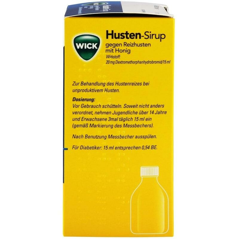 WICK Husten-Sirup gegen Reizhusten mit Honig