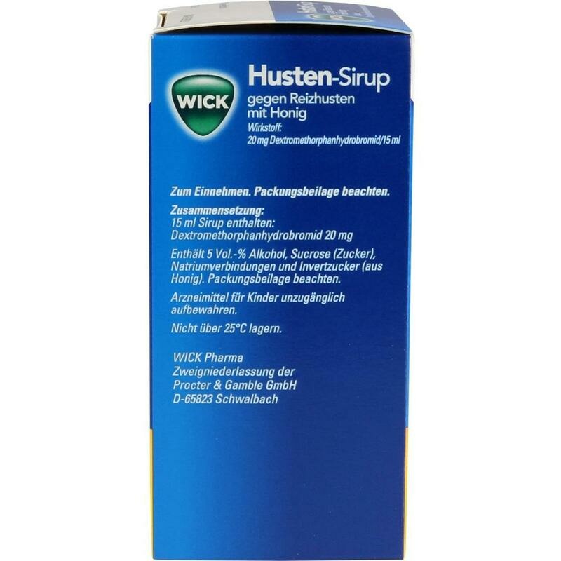 WICK Husten-Sirup gegen Reizhusten mit Honig