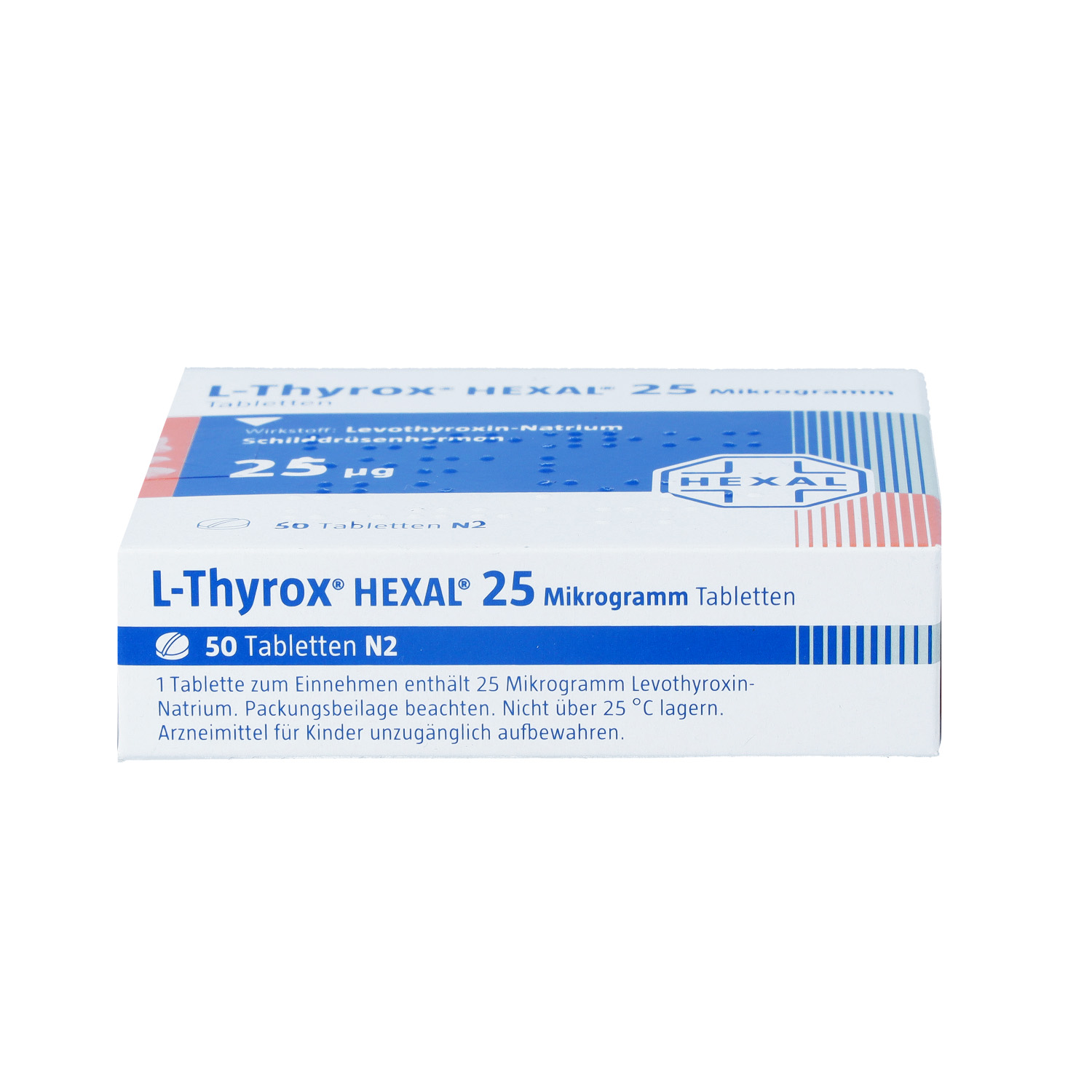 L-THYROX HEXAL 25 Mikrogramm Tabletten
