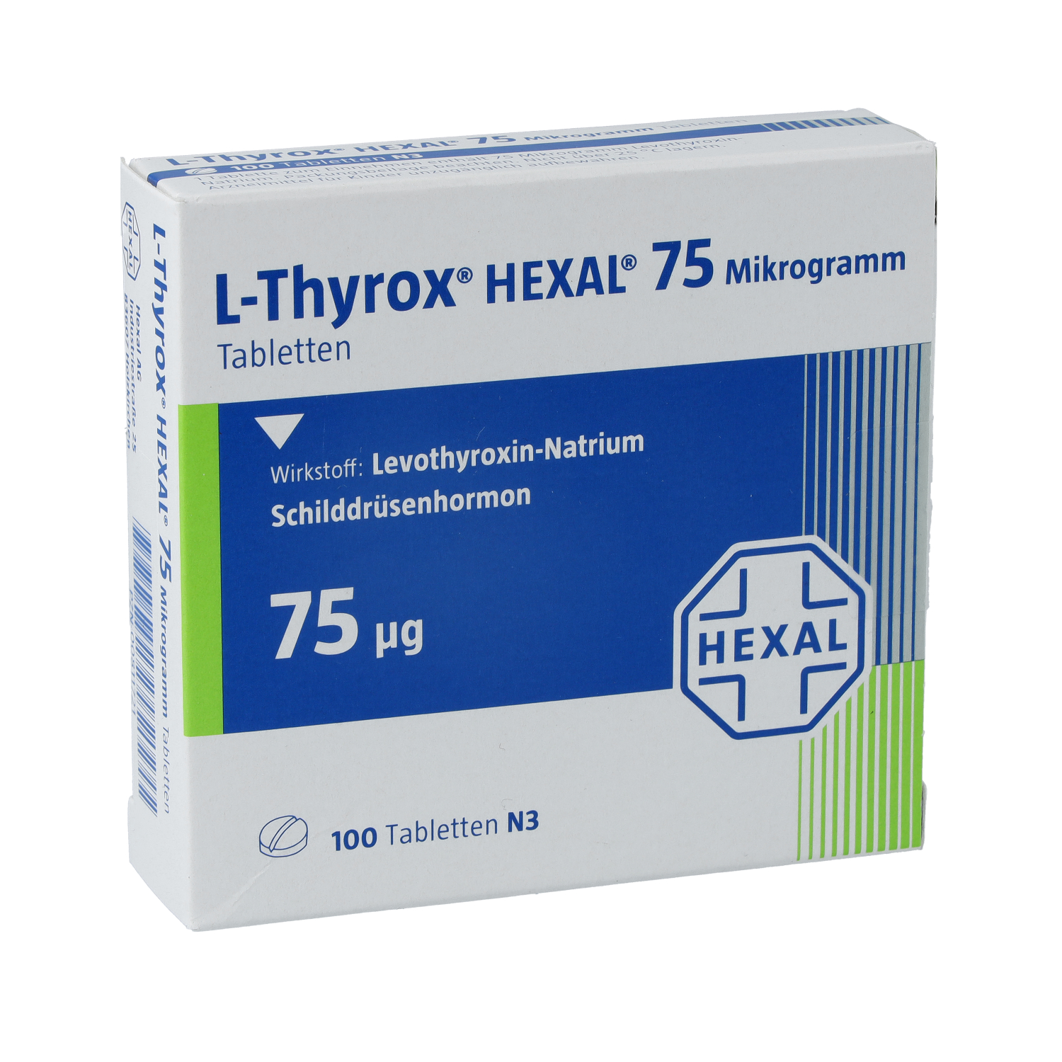 L-THYROX HEXAL 75 Mikrogramm Tabletten