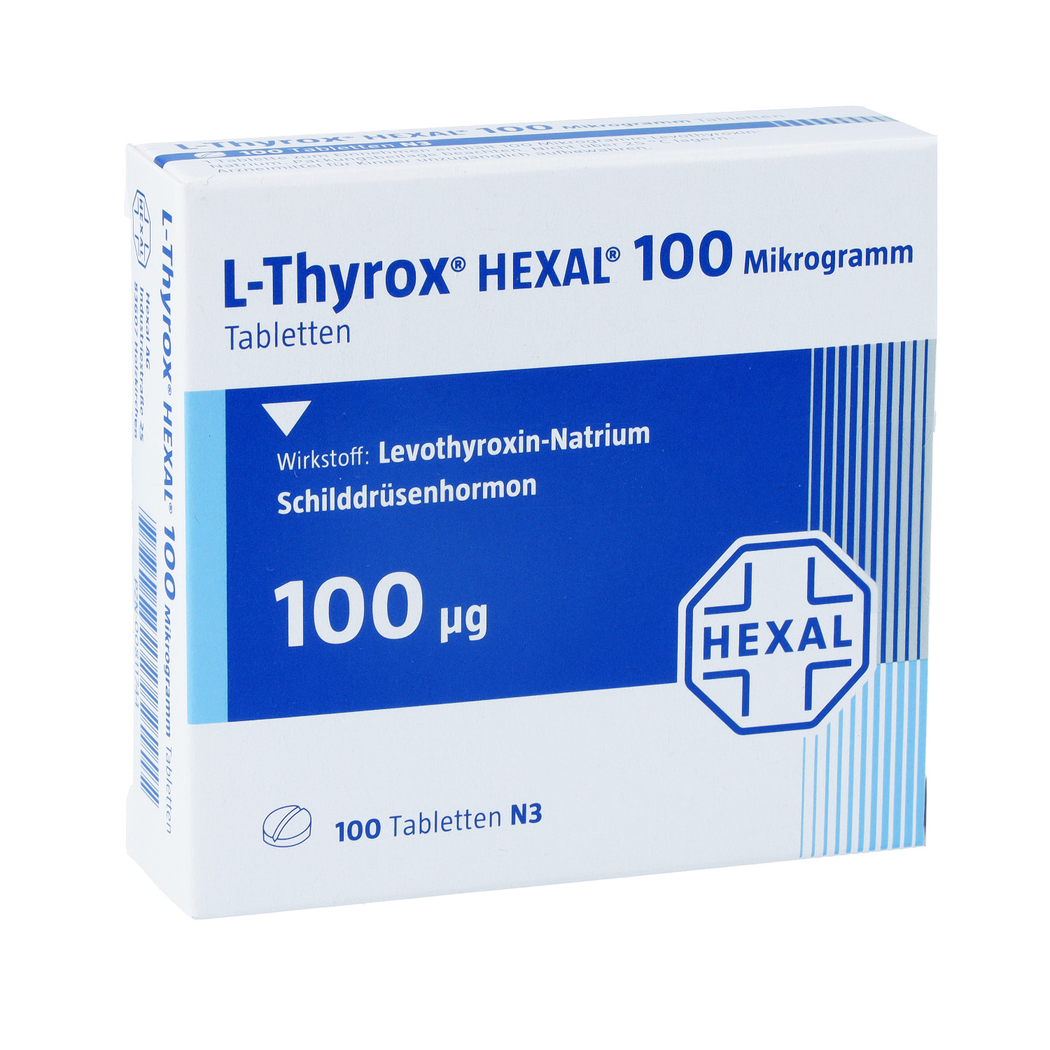 L-THYROX HEXAL 100 Mikrogramm Tabletten