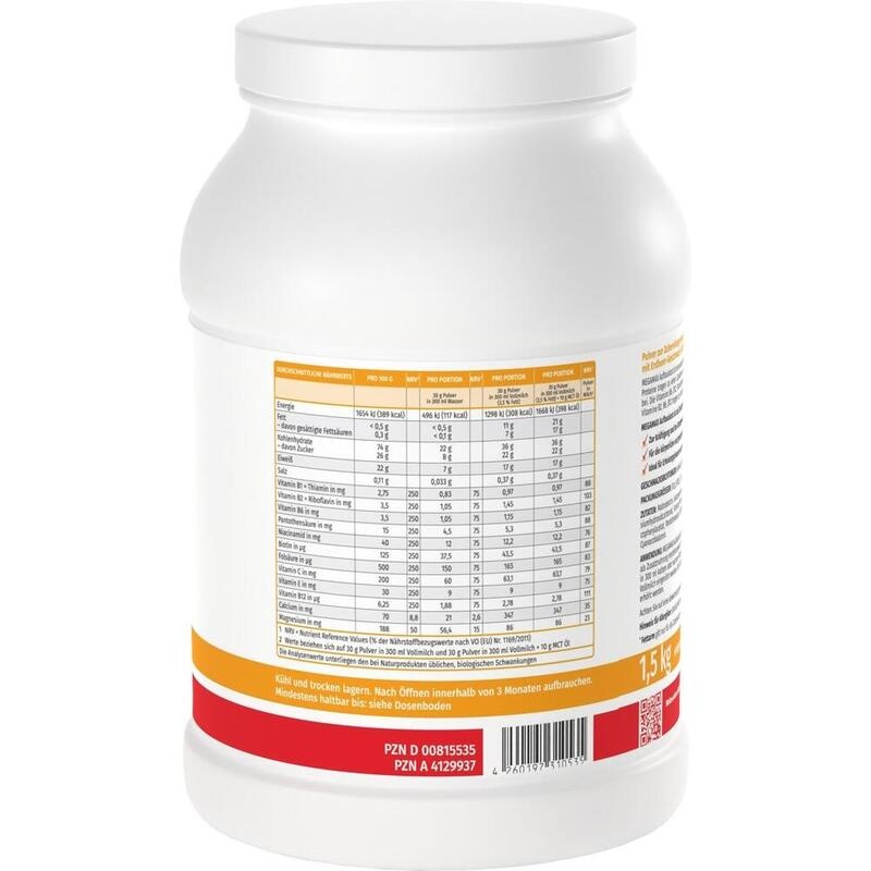MEGAMAX Aufbaukost Erdbeere Pulver