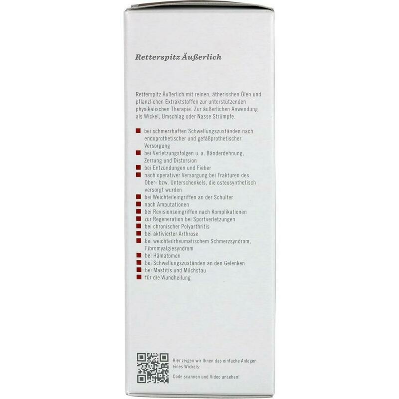 RETTERSPITZ Wasser äußerlich