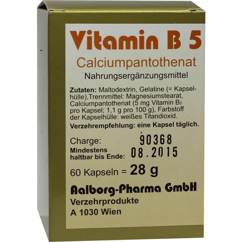 VITAMIN B5 KAPSELN